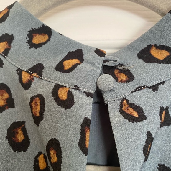 Cheetah print high necked skater dress - Picture 3 of 4